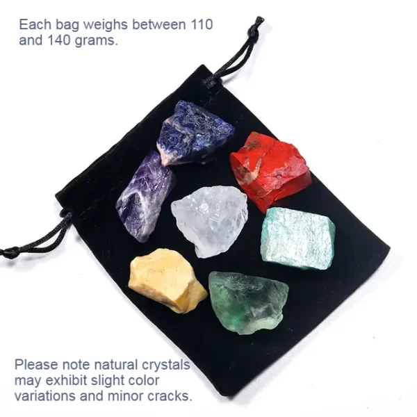 7-Piece Chakra Healing Crystal Set - Image 3