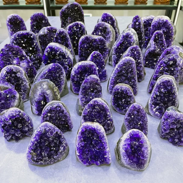 Amethyst geode healing crystals