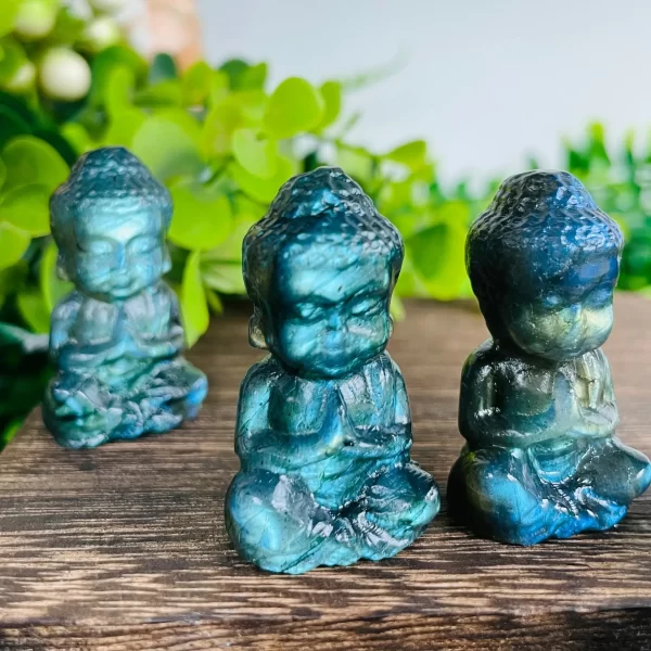 Labradorite Baby Buddha - Image 2