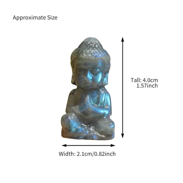 Labradorite Baby Buddha - Image 3