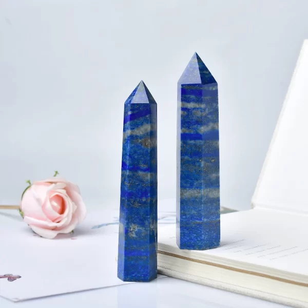 Natural Lapis Lazuli Crystal Wand - Image 3