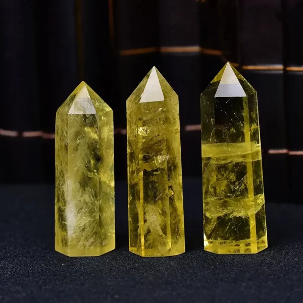 Natural Citrine Wand Energize and Empower healing properties