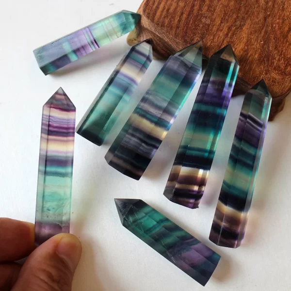 Natural Fluorite Wand - Image 6