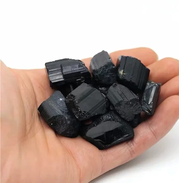 Black Tourmaline Natural Raw Stones - Image 2