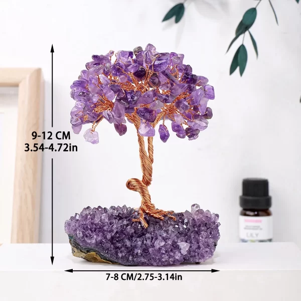 Feng Shui Amethyst Crystal Lucky Tree - Image 2