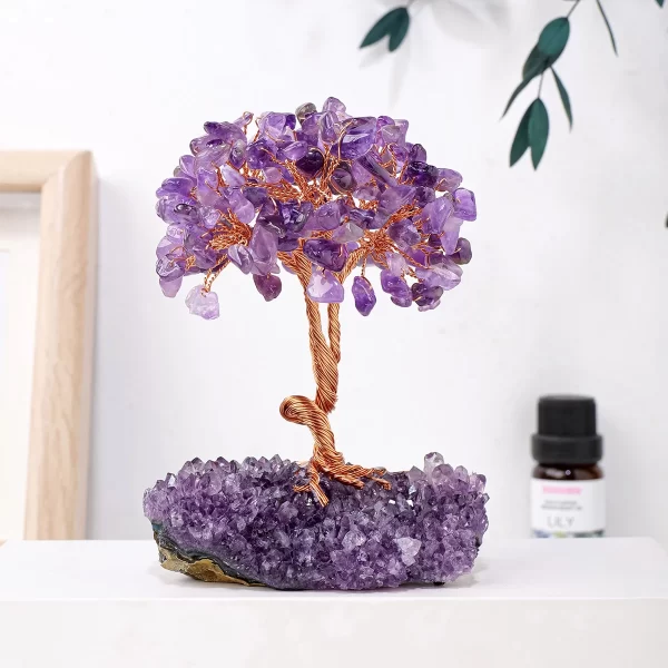 Feng Shui Amethyst Crystal Lucky Tree - Image 4