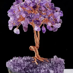 Fengshui Amethyst Crystal Lucky Tree