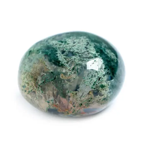 Moss agate stone