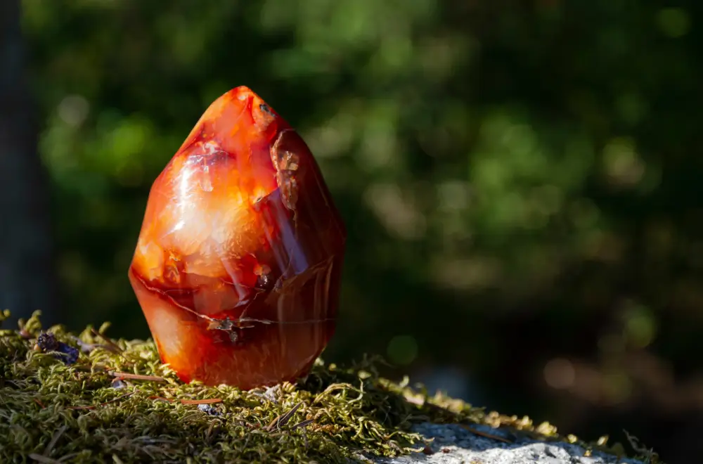 Carnelian crystal