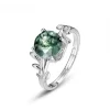 Moss Agate Ring