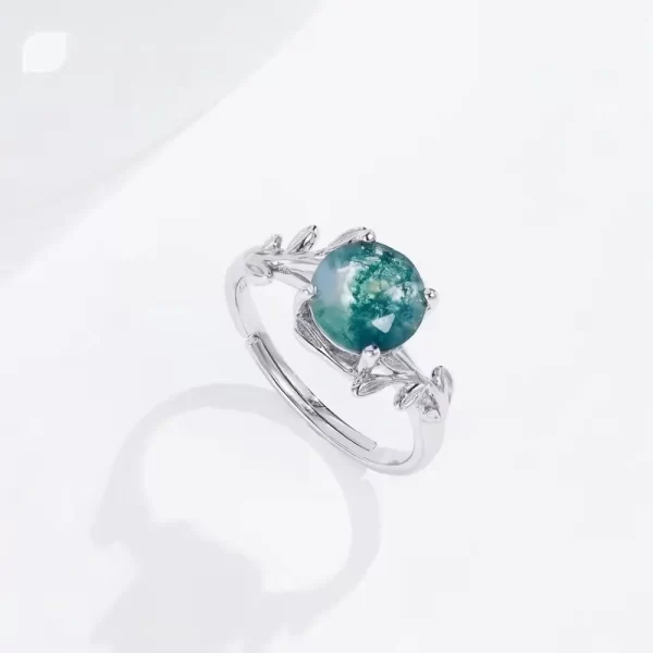 Moss Agate Ring - Image 2