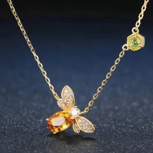 Natural Citrine Necklace