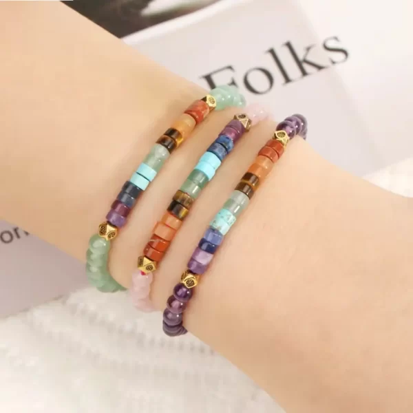 7 Chakra Bracelet 4MM - Image 3